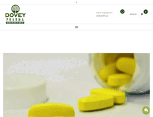 Tablet Screenshot of doveypharma.com